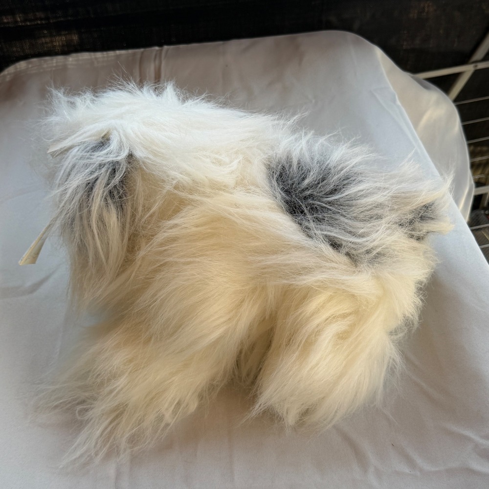 Petal Plush Stuffed Animal Unisex OS White New Vintage 1993 Shaggy Dog 1011-0 - Picture 4 of 12
